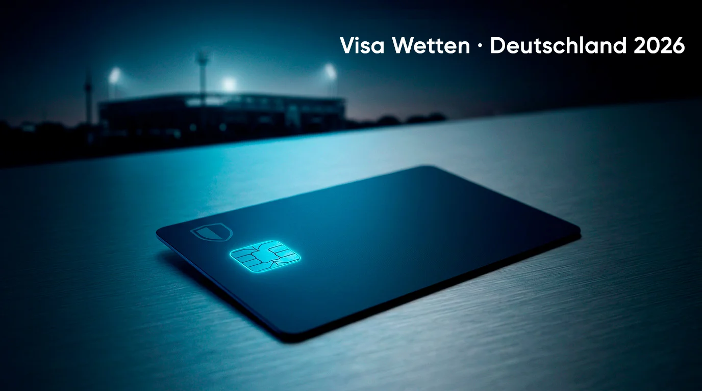 Visa Wetten in Deutschland 2026: regulierter Sportwettenmarkt, geschlossener Zahlungskreislauf und MCC 7995