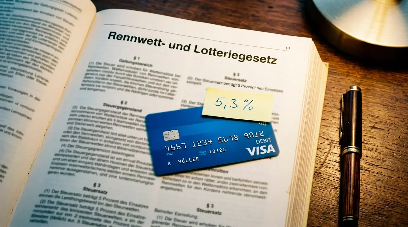 Wettsteuer 5,3 Prozent und VISA-Einzahlung im deutschen Sportwettenmarkt